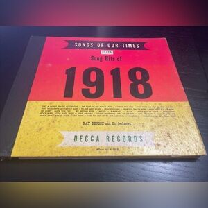 Ray Benson- Songs of our times 1918-78RPM Decca 3 out of 4 disc SET,